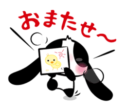 Panda Rabbit Sticker Cookie-chan sticker #4324429