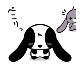 Panda Rabbit Sticker Cookie-chan sticker #4324432