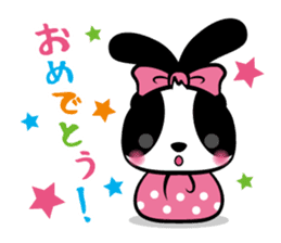 Panda Rabbit Sticker Cookie-chan sticker #4324436