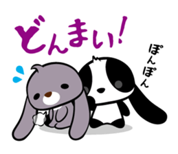 Panda Rabbit Sticker Cookie-chan sticker #4324438