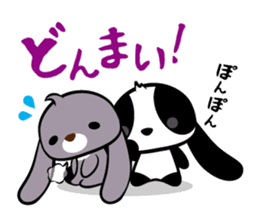 Panda Rabbit Sticker Cookie-chan sticker #4324438