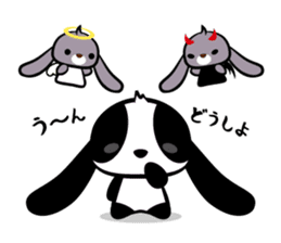 Panda Rabbit Sticker Cookie-chan sticker #4324443