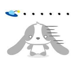 Panda Rabbit Sticker Cookie-chan sticker #4324446