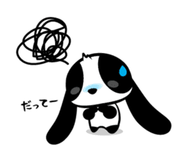 Panda Rabbit Sticker Cookie-chan sticker #4324459