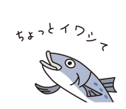 Japanese poor joke (water creatures) sticker #4325104