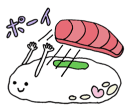 Sushi and Wasabi sticker #4325625