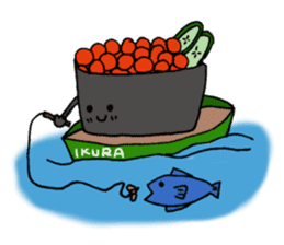 Sushi and Wasabi sticker #4325643