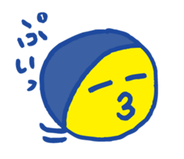 Yellow circle sticker #4325978