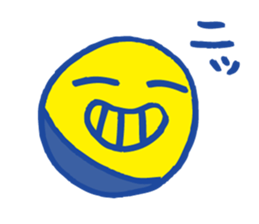 Yellow circle sticker #4325983