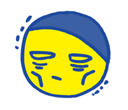 Yellow circle sticker #4325993