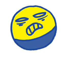 Yellow circle sticker #4325995