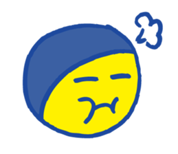 Yellow circle sticker #4326005