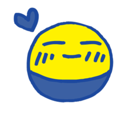 Yellow circle sticker #4326006