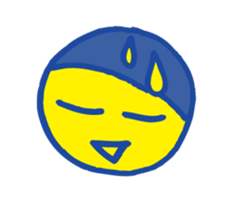 Yellow circle sticker #4326007