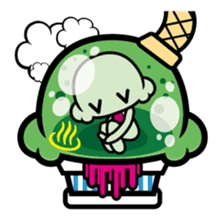 ICE CREAM ALIENS 2 sticker #4326072
