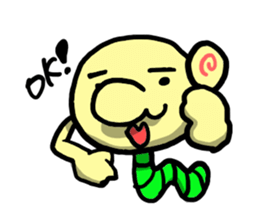 my name is Imomushi bai sticker #4326168