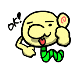 my name is Imomushi bai sticker #4326168