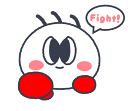 Funny white ghost sticker #4326266