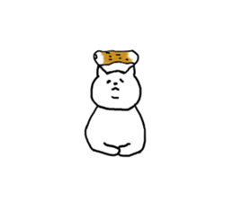 Cat and fish sausage 2 sticker #4326291