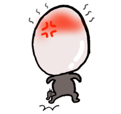 Heart of egg sticker #4326575