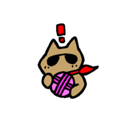 Dandy cat's life sticker #4326786