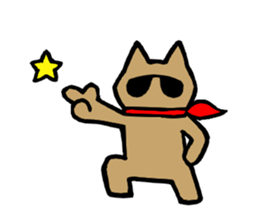 Dandy cat's life sticker #4326789