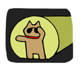 Dandy cat's life sticker #4326803