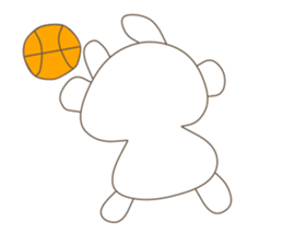 sports dzukushi life of monkey sticker #4326999