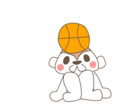 sports dzukushi life of monkey sticker #4327010