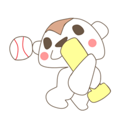 sports dzukushi life of monkey sticker #4327019