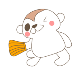 sports dzukushi life of monkey sticker #4327028