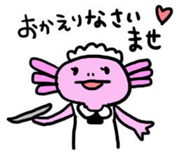 Of honorific axolotl. sticker #4327099