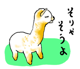 alpaca-biyori sticker #4327399