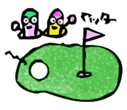 Golf lessons of Chinanago sticker #4327495