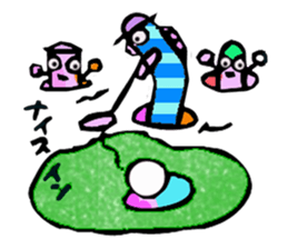 Golf lessons of Chinanago sticker #4327496