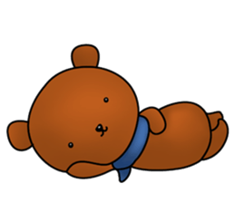 Daily life of KUMAMARU sticker #4327953