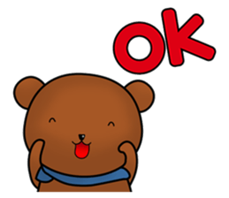 Daily life of KUMAMARU sticker #4327956