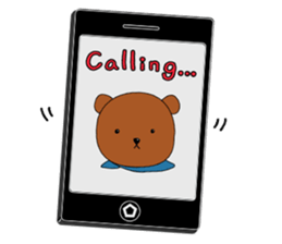 Daily life of KUMAMARU sticker #4327966