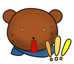 Daily life of KUMAMARU sticker #4327967