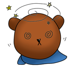 Daily life of KUMAMARU sticker #4327968