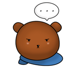 Daily life of KUMAMARU sticker #4327972