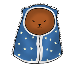 Daily life of KUMAMARU sticker #4327982