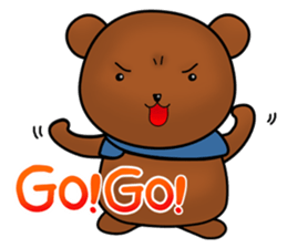 Daily life of KUMAMARU sticker #4327985