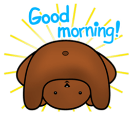 Daily life of KUMAMARU sticker #4327988