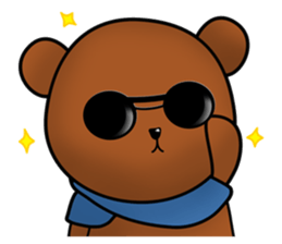 Daily life of KUMAMARU sticker #4327990