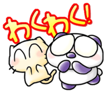 Onayami Panda & Necoco Cat Part2 sticker #4328011
