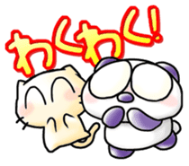 Onayami Panda & Necoco Cat Part2 sticker #4328011