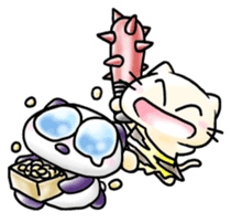 Onayami Panda & Necoco Cat Part2 sticker #4328018