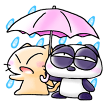 Onayami Panda & Necoco Cat Part2 sticker #4328022