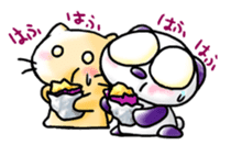 Onayami Panda & Necoco Cat Part2 sticker #4328026